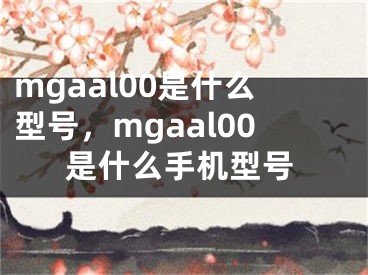 mgaal00是什么型号，mgaal00是什么手机型号