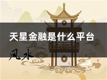 天星金融是什么平台