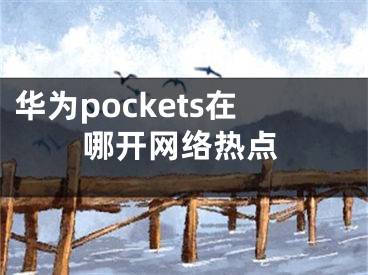 华为pockets在哪开网络热点