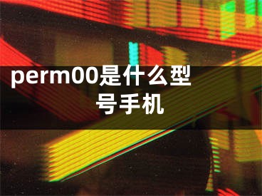 perm00是什么型号手机