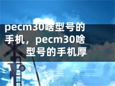 pecm30啥型号的手机，pecm30啥型号的手机厚