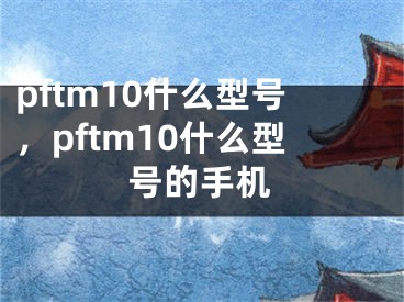 pftm10什么型号，pftm10什么型号的手机