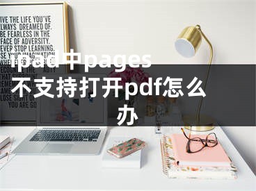 ipad中pages不支持打开pdf怎么办