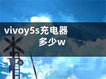 vivoy5s充电器多少w