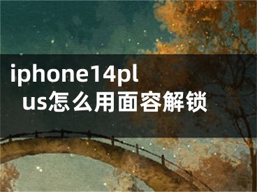 iphone14plus怎么用面容解锁
