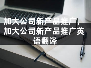 加大公司新产品推广，加大公司新产品推广英语翻译