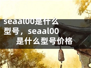 seaal00是什么型号，seaal00是什么型号价格