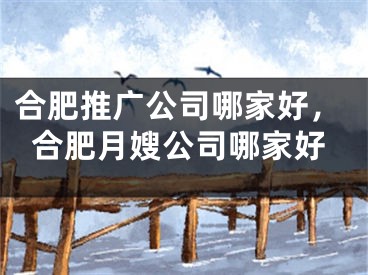 合肥推广公司哪家好，合肥月嫂公司哪家好