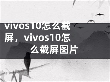 vivos10怎么截屏，vivos10怎么截屏图片