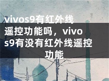 vivos9有红外线遥控功能吗，vivos9有没有红外线遥控功能