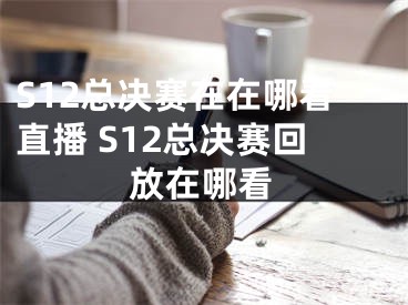 S12总决赛在在哪看直播 S12总决赛回放在哪看