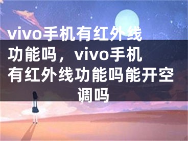 vivo手机有红外线功能吗，vivo手机有红外线功能吗能开空调吗