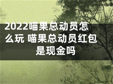 2022喵果总动员怎么玩 喵果总动员红包是现金吗