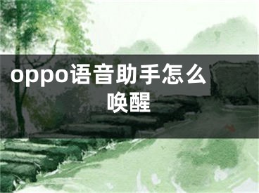 oppo语音助手怎么唤醒