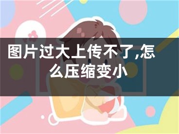 图片过大上传不了,怎么压缩变小