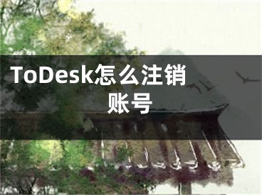 ToDesk怎么注销账号