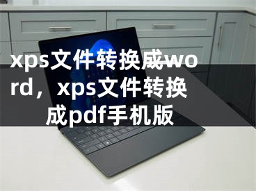 xps文件转换成word，xps文件转换成pdf手机版