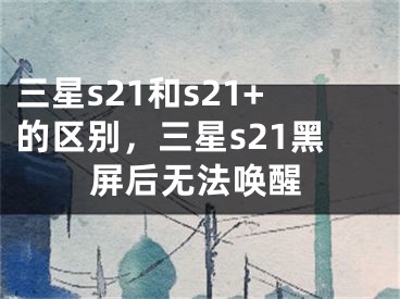 三星s21和s21+的区别，三星s21黑屏后无法唤醒