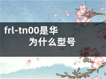 frl-tn00是华为什么型号