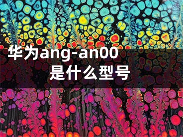 华为ang-an00是什么型号