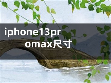 iphone13promax尺寸