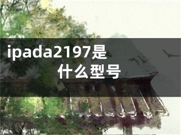ipada2197是什么型号
