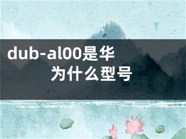 dub-al00是华为什么型号