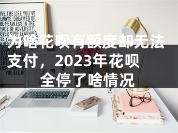 为啥花呗有额度却无法支付，2023年花呗全停了啥情况