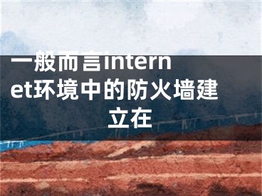 一般而言internet环境中的防火墙建立在