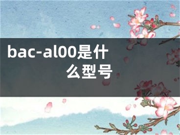 bac-al00是什么型号