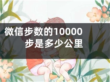 微信步数的10000步是多少公里