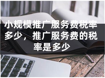 小规模推广服务费税率多少，推广服务费的税率是多少
