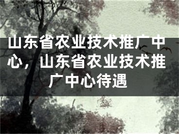 山东省农业技术推广中心，山东省农业技术推广中心待遇