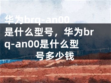 华为brq-an00是什么型号，华为brq-an00是什么型号多少钱