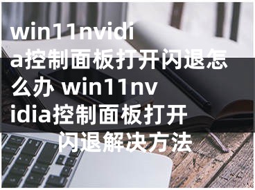win11nvidia控制面板打开闪退怎么办 win11nvidia控制面板打开闪退解决方法