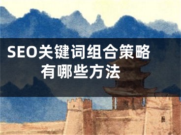 SEO关键词组合策略有哪些方法  