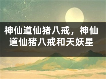 神仙道仙猪八戒，神仙道仙猪八戒和天妖星