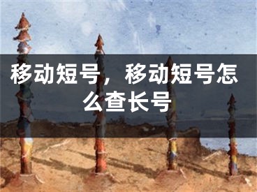 移动短号，移动短号怎么查长号