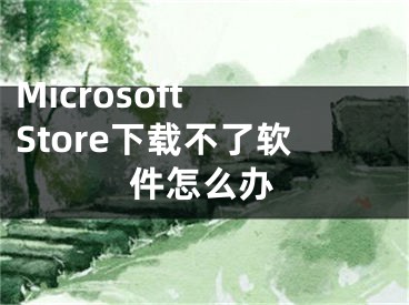 Microsoft Store下载不了软件怎么办