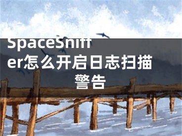 SpaceSniffer怎么开启日志扫描警告
