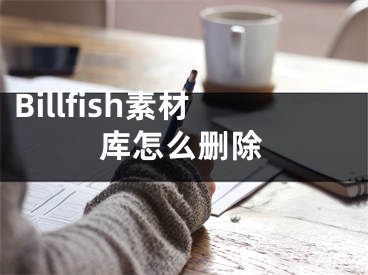 Billfish素材库怎么删除