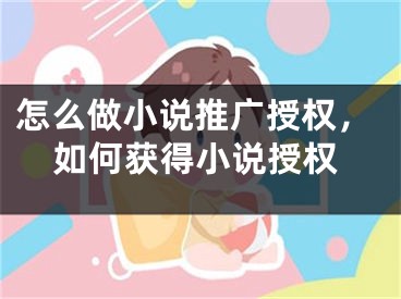 怎么做小说推广授权，如何获得小说授权