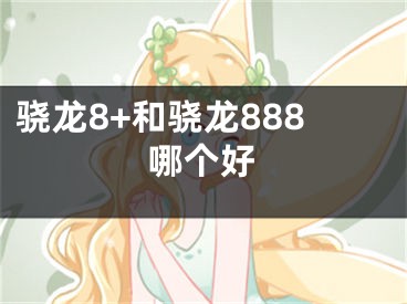 骁龙8+和骁龙888哪个好