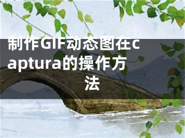 制作GIF动态图在captura的操作方法