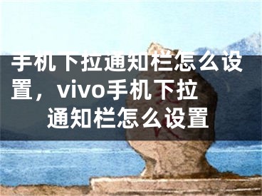 手机下拉通知栏怎么设置，vivo手机下拉通知栏怎么设置