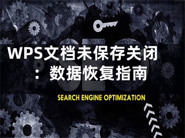 WPS文档未保存关闭：数据恢复指南