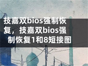 技嘉双bios强制恢复，技嘉双bios强制恢复1和8短接图