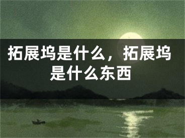 拓展坞是什么，拓展坞是什么东西