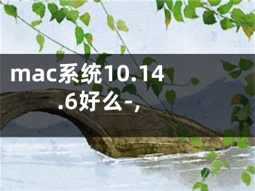 mac系统10.14.6好么-,
