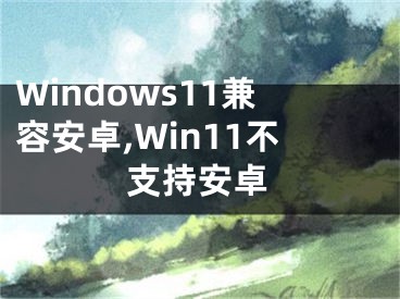 Windows11兼容安卓,Win11不支持安卓